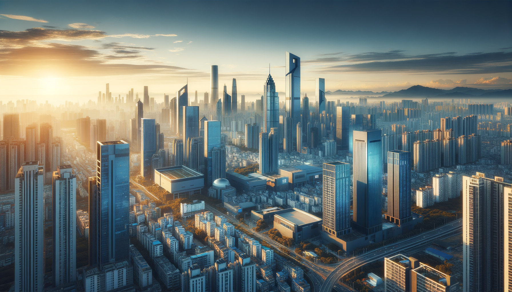 Foshan furniture city skyline